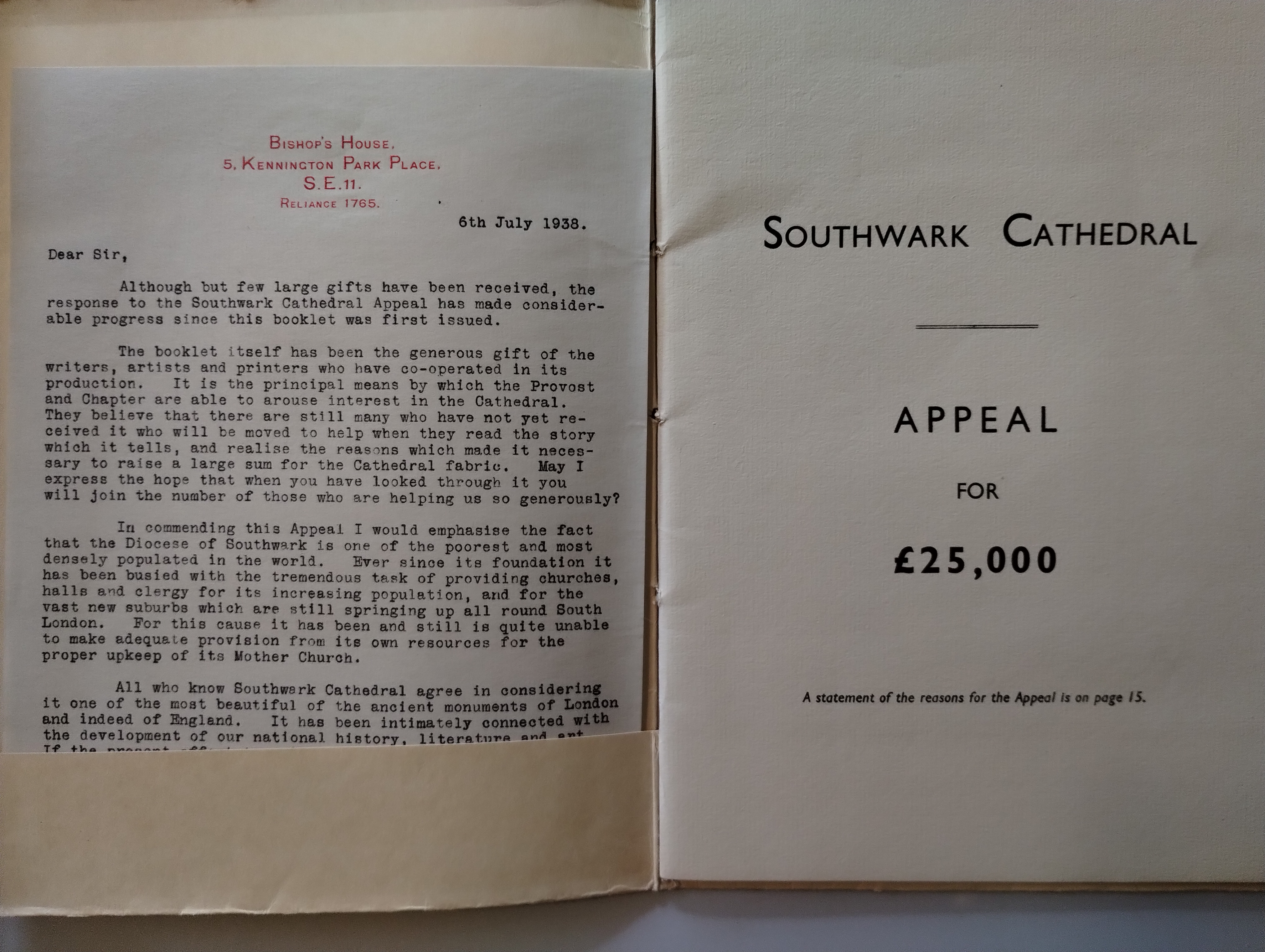 SOUTHWARK CATHEDRAL AD 597-1937